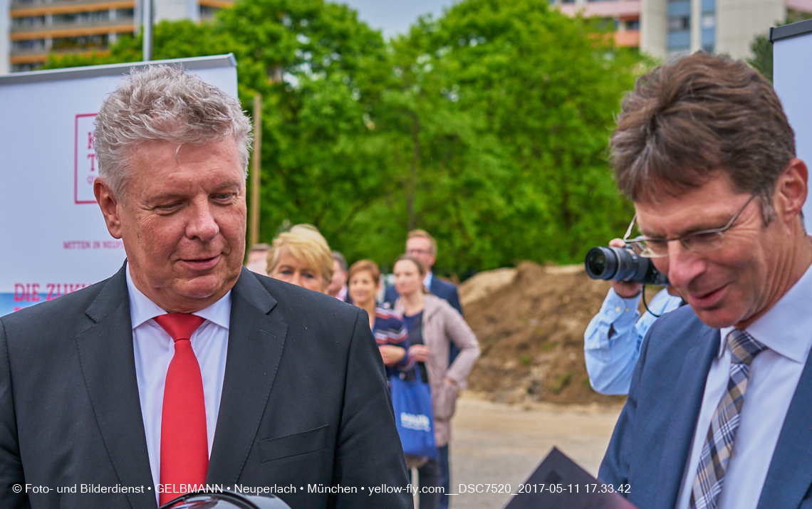 11. Mai 2017 - Grundsteinlegung für die LOGE und dem Kulturquadrat in Neuperlach